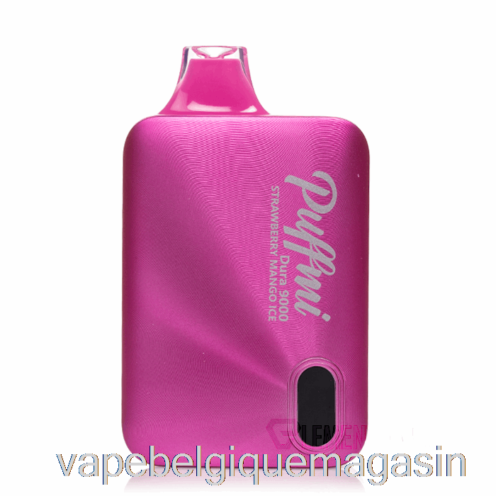 Vape Juice Puffmi Dura 9000 Glace Jetable à La Fraise Et à La Mangue